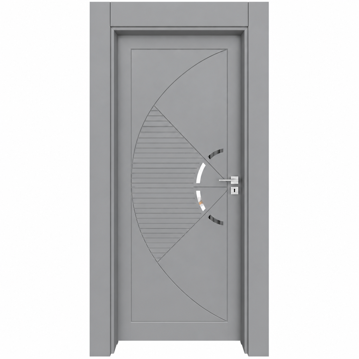 BY-6007V Porte intérieure Laqué Vitrée